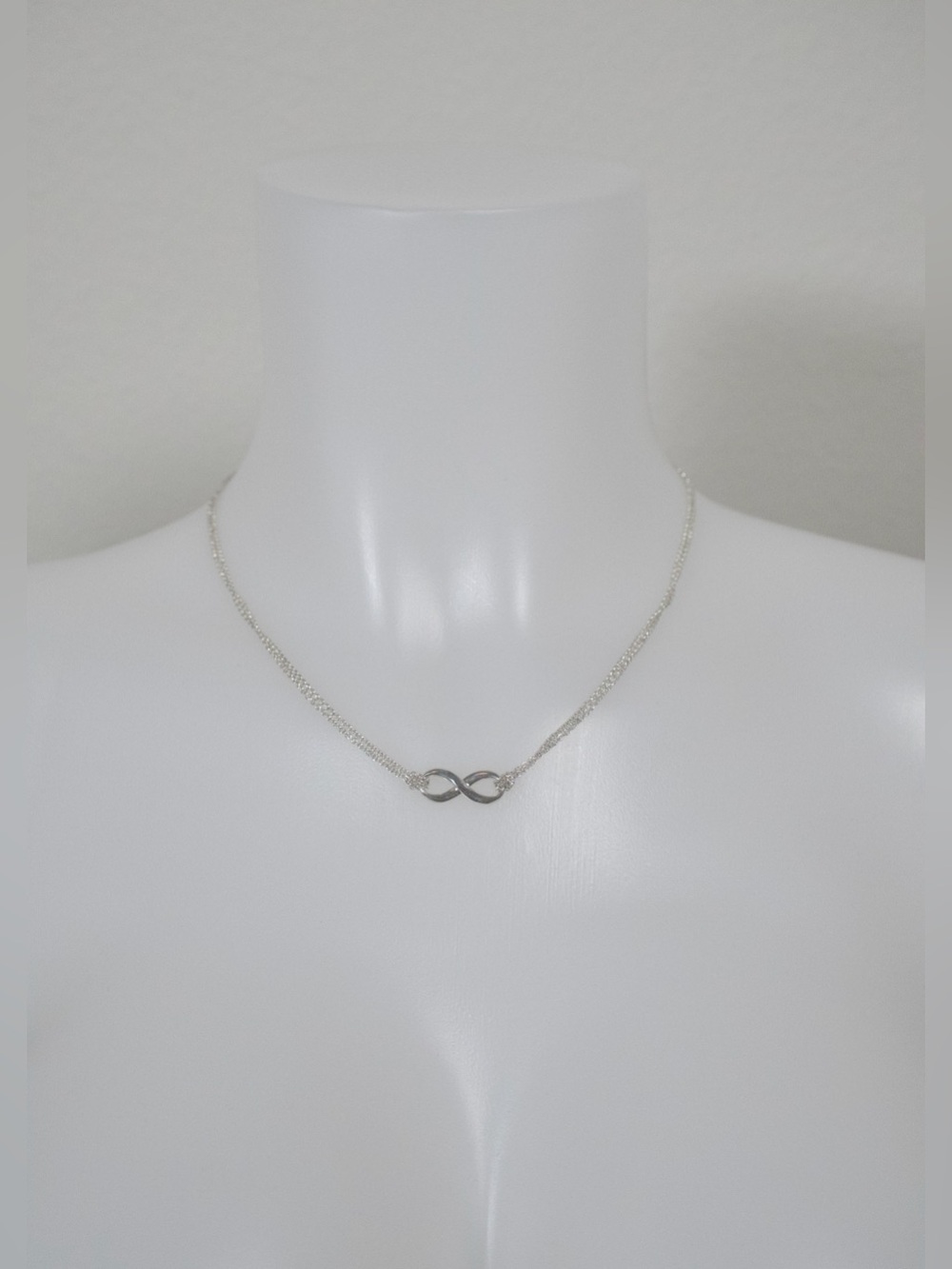 Sterling Silver Infinity Necklace by Tiffany & Co. - Picture 2 of 16